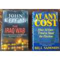 The Iraq War AND At any Cost, First Editions