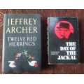 Twelve Red Herrings AND The Day of the Jackal First Editions