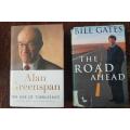 Alan Greenspan, The Age if Turbulence, Adventures in a New World    AND   Bill Gates, The Road Ahead