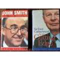 John Smith, AND Sir Fred Catherwood, First Editions, two books