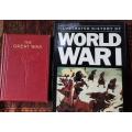 Churchill The Great War First Edition circa 1933 AND Illustrated History of World War 1