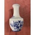 Delft Vintage Vase, Regent China, handpainted,  Delft blue