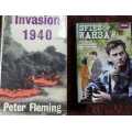 Invasion 1940 by Peter Fleming AND a DVD Spies of War