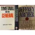 War, Timetable for the General and DVD Foyles War and First Among Equals