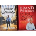 SIGNED TONY LEON & BRAND PRETORIUS FIRST EDITIONS