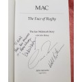 RUGBY SIGNED 3 SIGNATURES MAC WAHL BARTMANN ANDRE JOUBERT