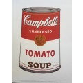 Vintage 2012 CAMPBELL`S SOUP Andy Warhol Art Matted Print 36cm x 28cm MCGAW GRAPHICS