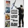 Classic 4 film box se - Twelve OClock High, A Bridge too Far, The Great Escape and Battle of Britain
