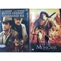Butch Cassidy DVD and The Sundance Kid and The Last of the Mohicans