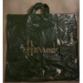 HARRODS KNIGHTSBRIDGE / ENGLAND  Green plastic Customer Shopping Bag.