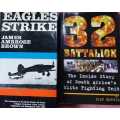 War Eagles Strike AND 32 Battalion First Edition both books