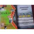 Mukiwa and As by Fire signed by author Jonathan Jansen