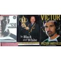 Rugby Signed Springboks Victor Matfield and Captain in the Cauldron and In Black and White