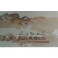 Lucy M Wiles (1920 - 2008) Signed print of original watercolour