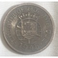 RARE HIGH GRADE - 1945 PORTUGUESE MOCAMBIQUE 50 CENTAVOS COIN @ R1 NO RESERVE