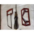 Vintage Wooden Block Plane and other tools