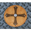 Wooden Viking Shield + 1 Wooden Viking Sword (52 cm size sword) Set