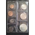 1968 - SA UNCIRCULATED COIN SET - AFRIKAANS - WITH SILVER R1 - AS PER IMAGES