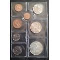 1971 - SA UNCIRCULATED COIN SET - WITH SILVER R1 - AS PER IMAGES