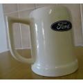 GLASS FORD BEER MUG - MADE BY A.I. MORRISON & CO. DETROIT MICH.