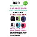 Q50 KID'S GPS TRACKING EMERGENCY SMARTWATCHES. WHITE, NAVY BLUE AND PINK ONLY