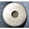Two 20 x 110 Hispano Suiza Drill / Inspection Rounds