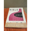 The Everyday Life Bible. Fashion Edition. Amplified. Joyce Meyer. Pink leather with espresso inset.