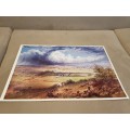 Thomas Baines. Pretoria from Meintjieskop. Rare print of old painting. Hard to find.