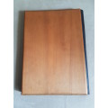 Wood Geometric Carved Panel Folder