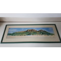 Spring Morning - Clear Mountain 47/200. By David.  From Claremont, Cape Town. Framed. Excellentcond.