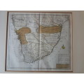 1769 SOUTH AFRICA ORIGINAL MAP. Isaak Tirion. Kaart van Het Zuidelykste Gedeelte van Afrika...