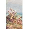 Roy Taylor ( 1919-2000) . Seascape of the Natal Coast.  Original Oil.. SIGNED and INSCRIBED