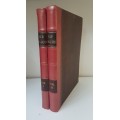 Old England: A Pictorial Museum. 1864 2 Volume Set!  Leatherbound with NEW LEATHER! Charles Knight.