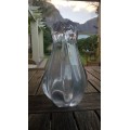 Orrefors Glass Vase. Swedish + Stylish, Heavy. Vicke Lindstrand Stella Polaris Range Date mark 1954