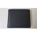 WALLET NEW IN BOX. Paolo Rossi Made In Italy Full Leather Foldout  Black Men`s Wallet. BARGAIN.