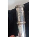 Silver Plated Flute. Trevor James.  Made in England . Recently Fully Refurbished and Serviced + Case