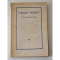 Lojale Verset deur N.P. van Wyk Louw. Skaars 1939 Eerste Uitgawe!
