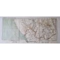 German 1904 War Map Richtersveld , Kriegskarte von Deutsch-Sudwestafrika. 1987 National Archives