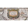 Africae nova Tabula. First State (c.1606) with contemporary hand colour.  Africa Map, 1606 original