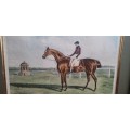 St. Patrick, Winner of the Great St. Leger  1820. HERRING, John Frederick. Racing Horse Aquatint !