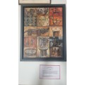 Ginny Hickling Fragments of African Art. ORIGINAL AND FRAMED