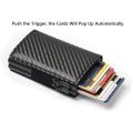 Credit Card Pop Up Wallet - Carbon