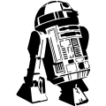 Star Wars**R2D2**!!! (DO IT YOURSELF STICKER!!!) Large