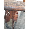 ##Stunning hand carved wooden side table##