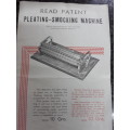 ##Vintage Read patent Pleating - smocking machine