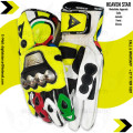 Dainese Steel Protection Motorbike Gloves The Doctor VR 46  Neon Green Geniune Leather Racing Gloves