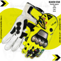 Dainese Steel Pro Motorbike Gloves The Doctor VR 46  Neon Green Geniune Leather Racing Gloves