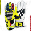 Dainese Steel Protection Motorbike Gloves The Doctor VR 46  Neon Green Geniune Leather Racing Gloves