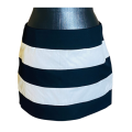 Black/white stripe mini skirt Size: 10/34