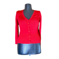 Red cardigan Size: S